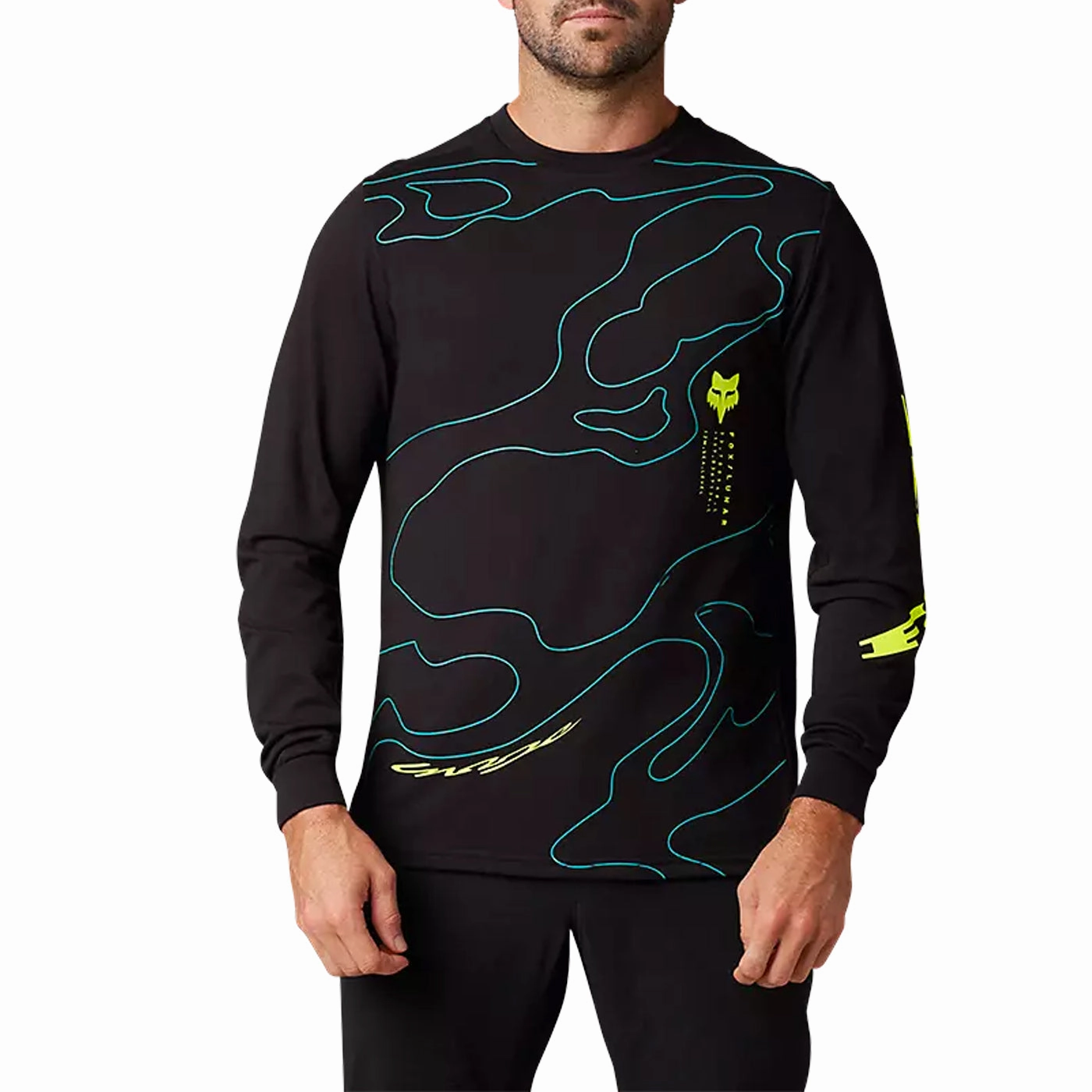 Fox Ranger Lunar drirelease Mid long sleeves jersey - Black