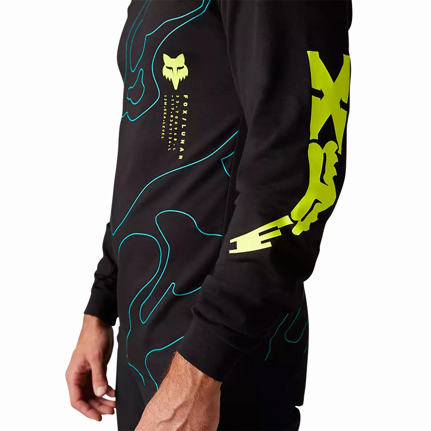 Fox Ranger Lunar drirelease Mid long sleeves jersey - Black