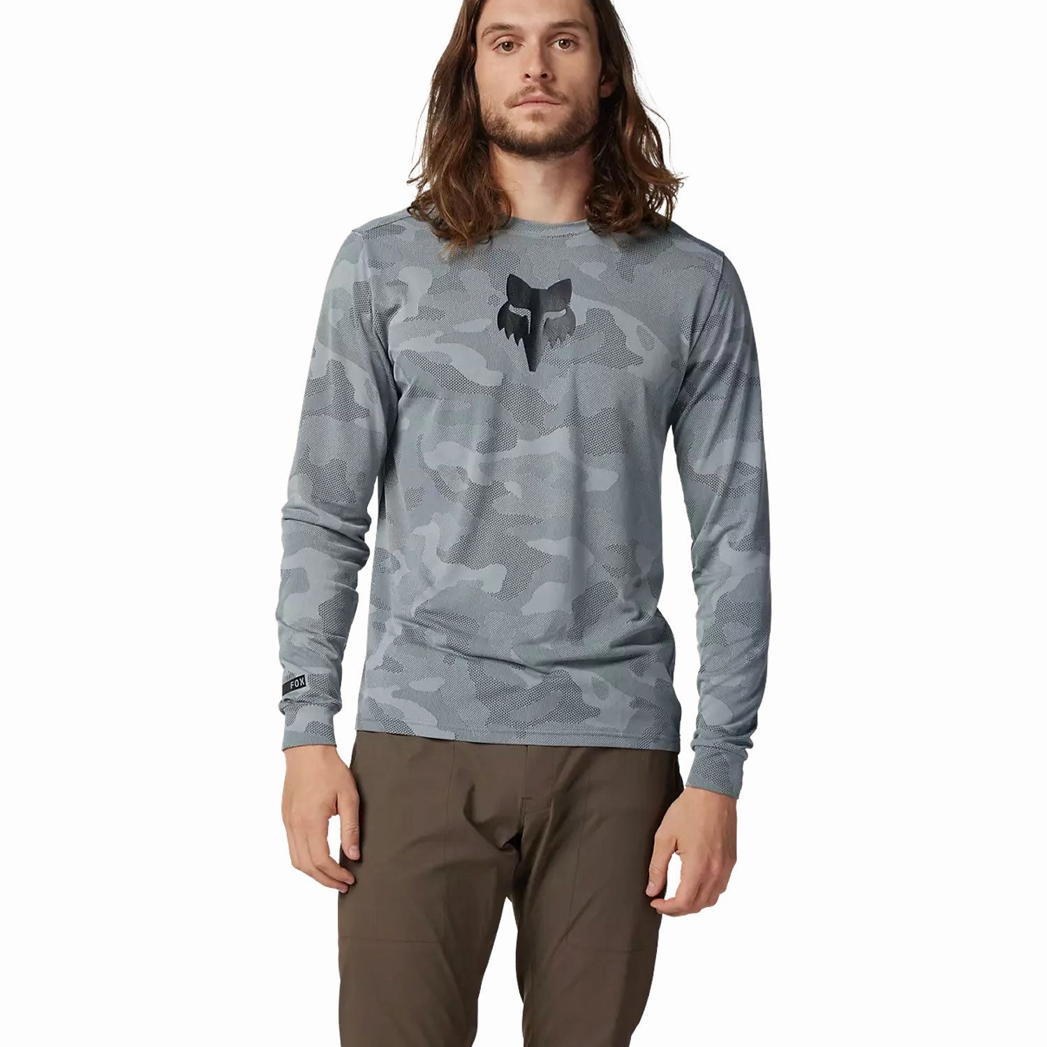 Fox Ranger TruDri long sleeve jersey - Grey