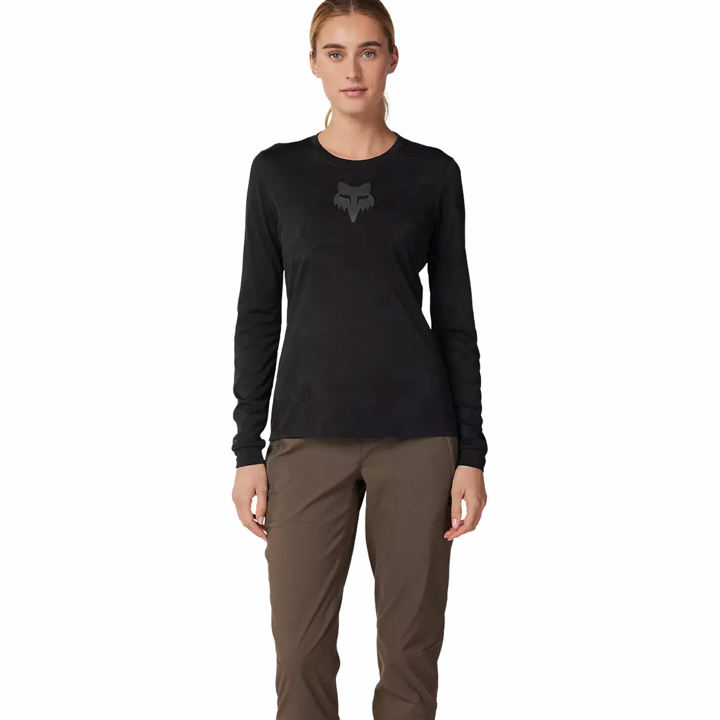 Fox Ranger TruDri Women's Long Sleeve Jersey - Black