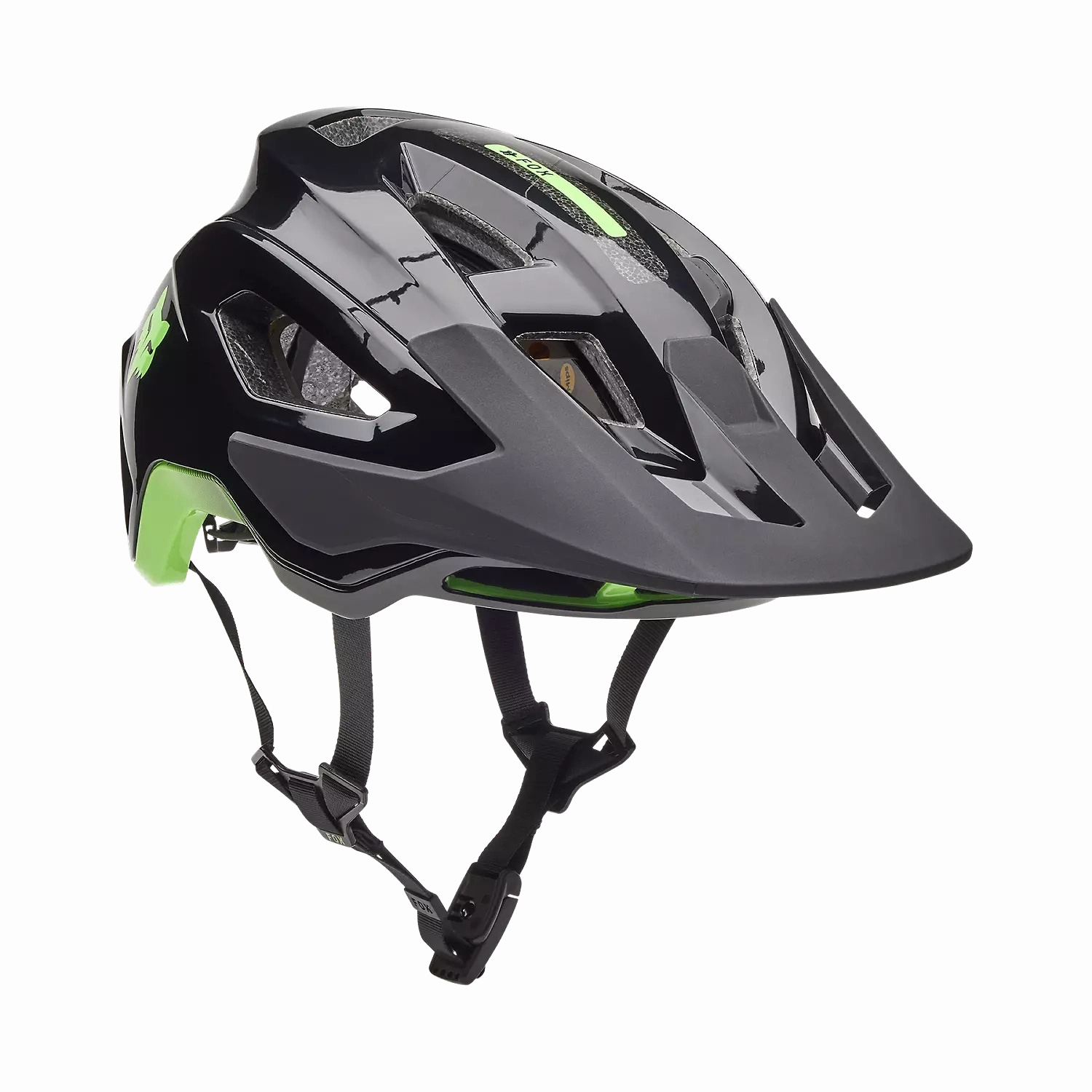 Fox Speedframe Pro Mips 50th Anniversary helmet - Black green
