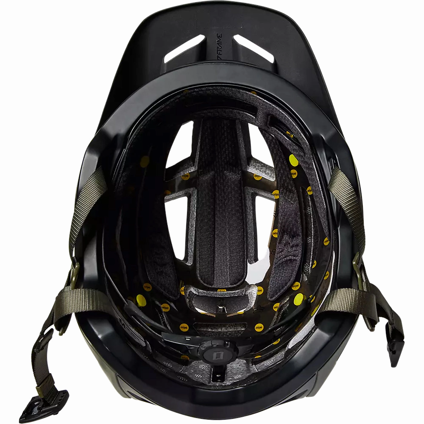 Fox Speedframe Pro Mips Blocked helmet - Black green