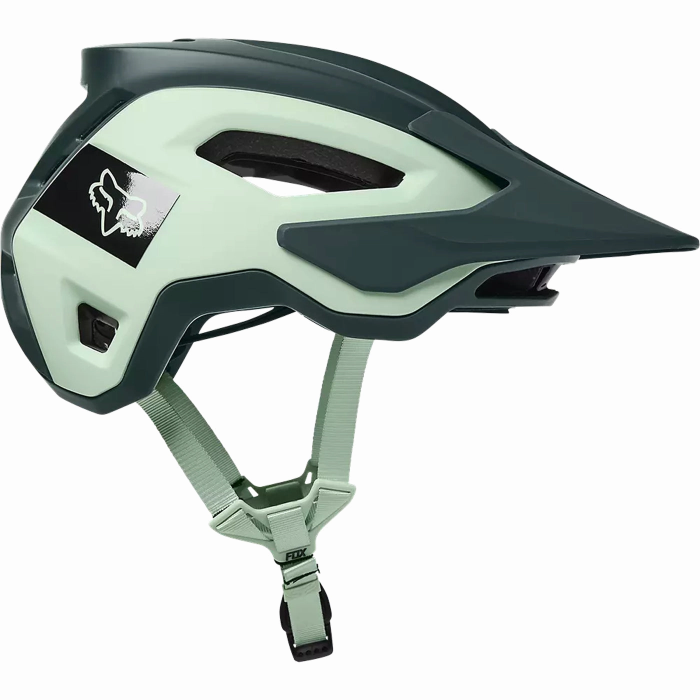 Fox Speedframe Pro Mips Blocked helmet - Dark Green