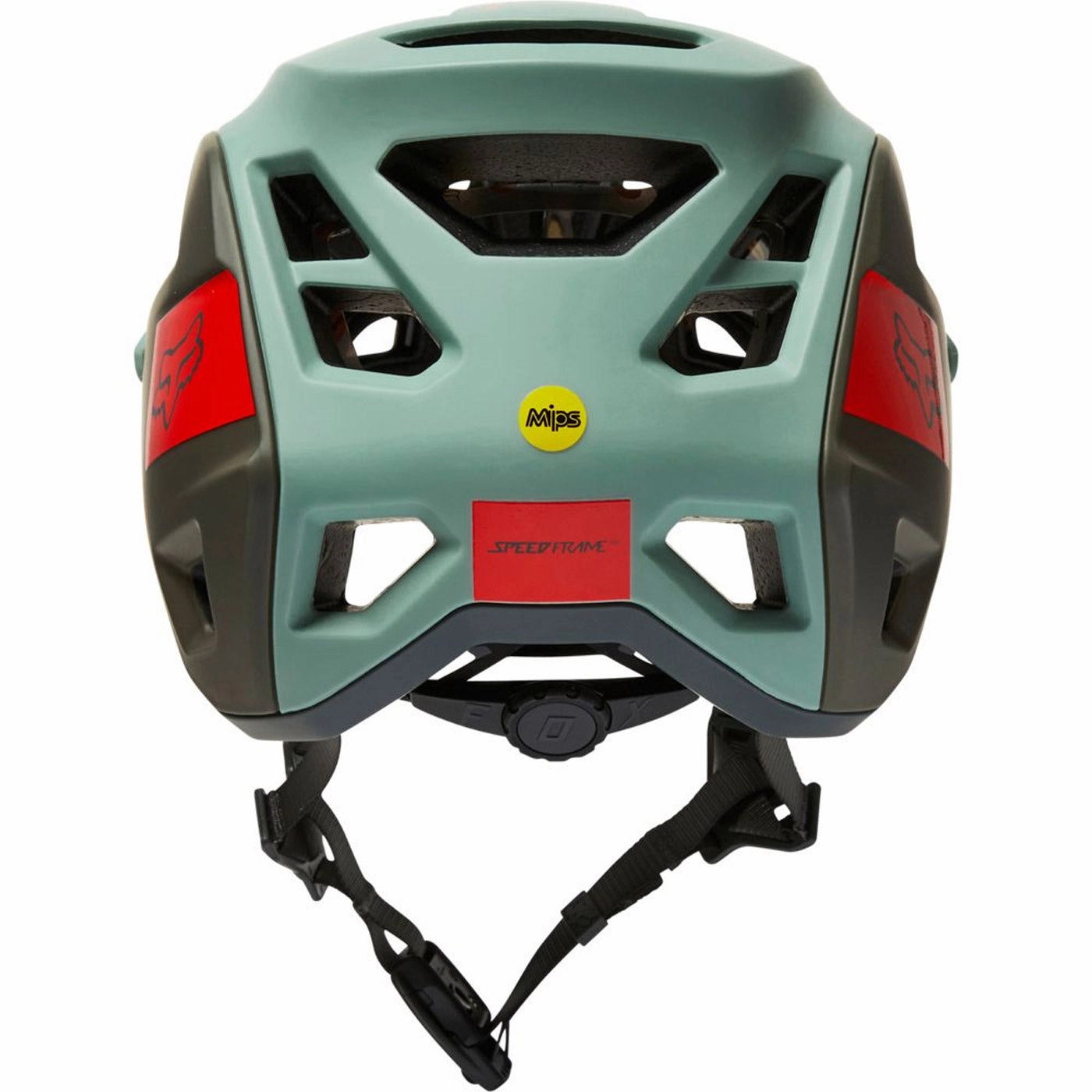 Fox Speedframe Pro Mips Blocked helmet - Green