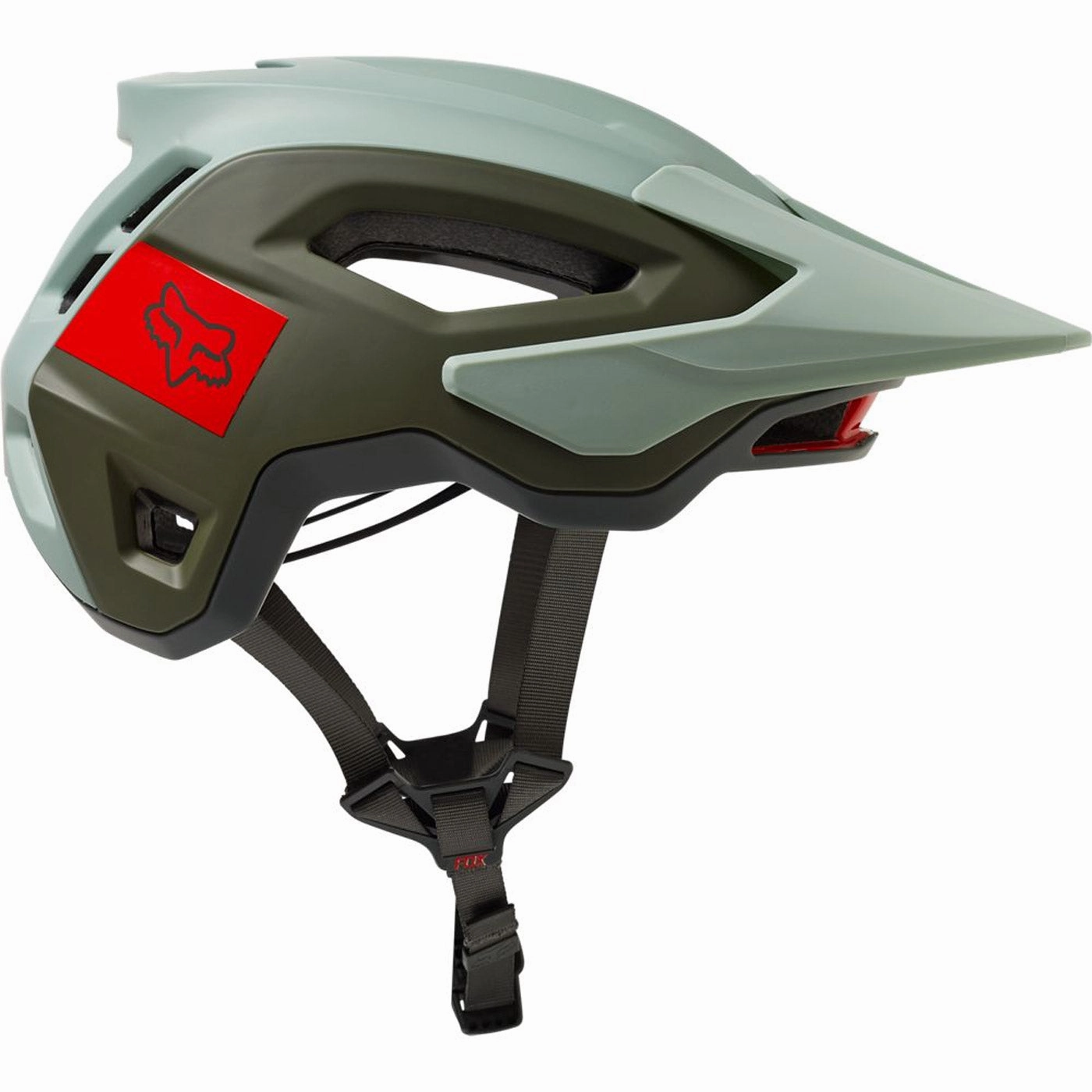 Fox Speedframe Pro Mips Blocked helmet - Green