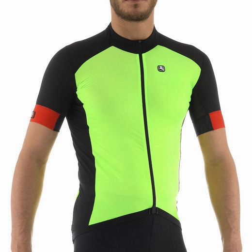 Giordana FR-C Jersey - Yellow Fluo Black