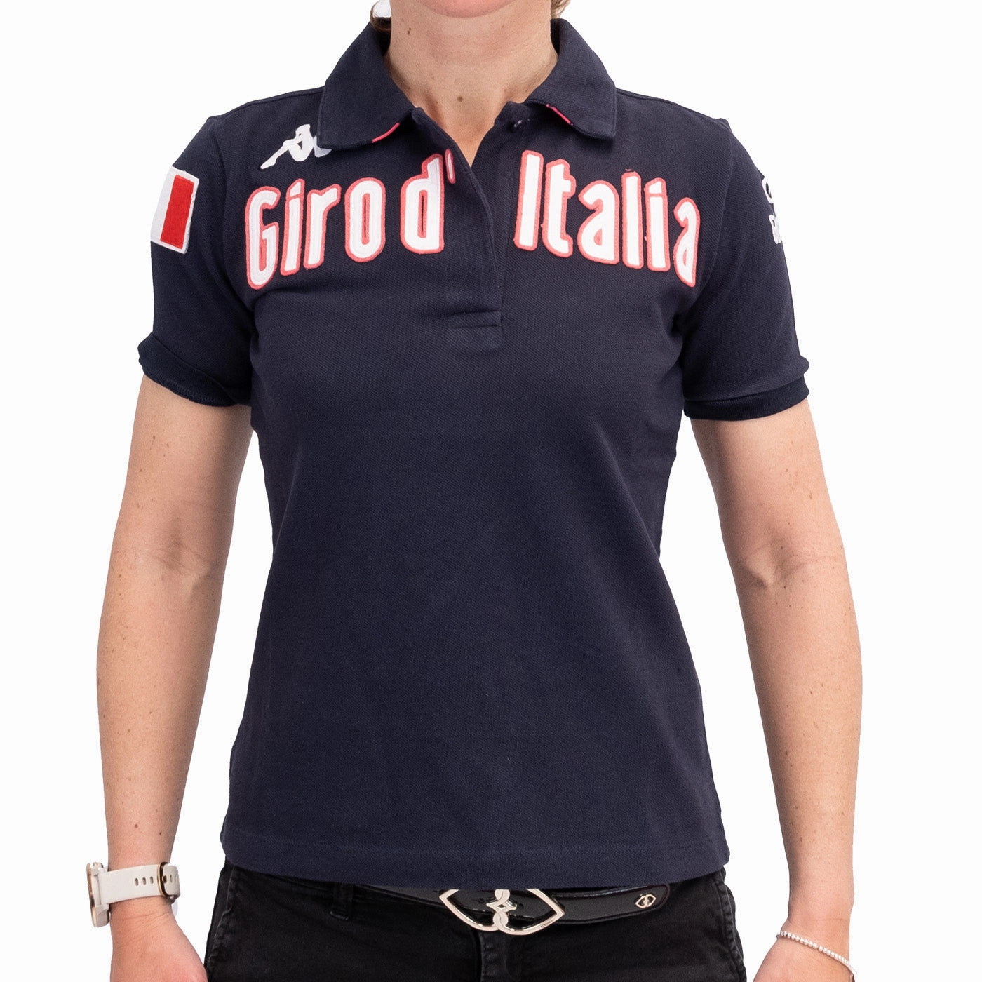 Giro d'Italia Eroi women polo shirt - Blue