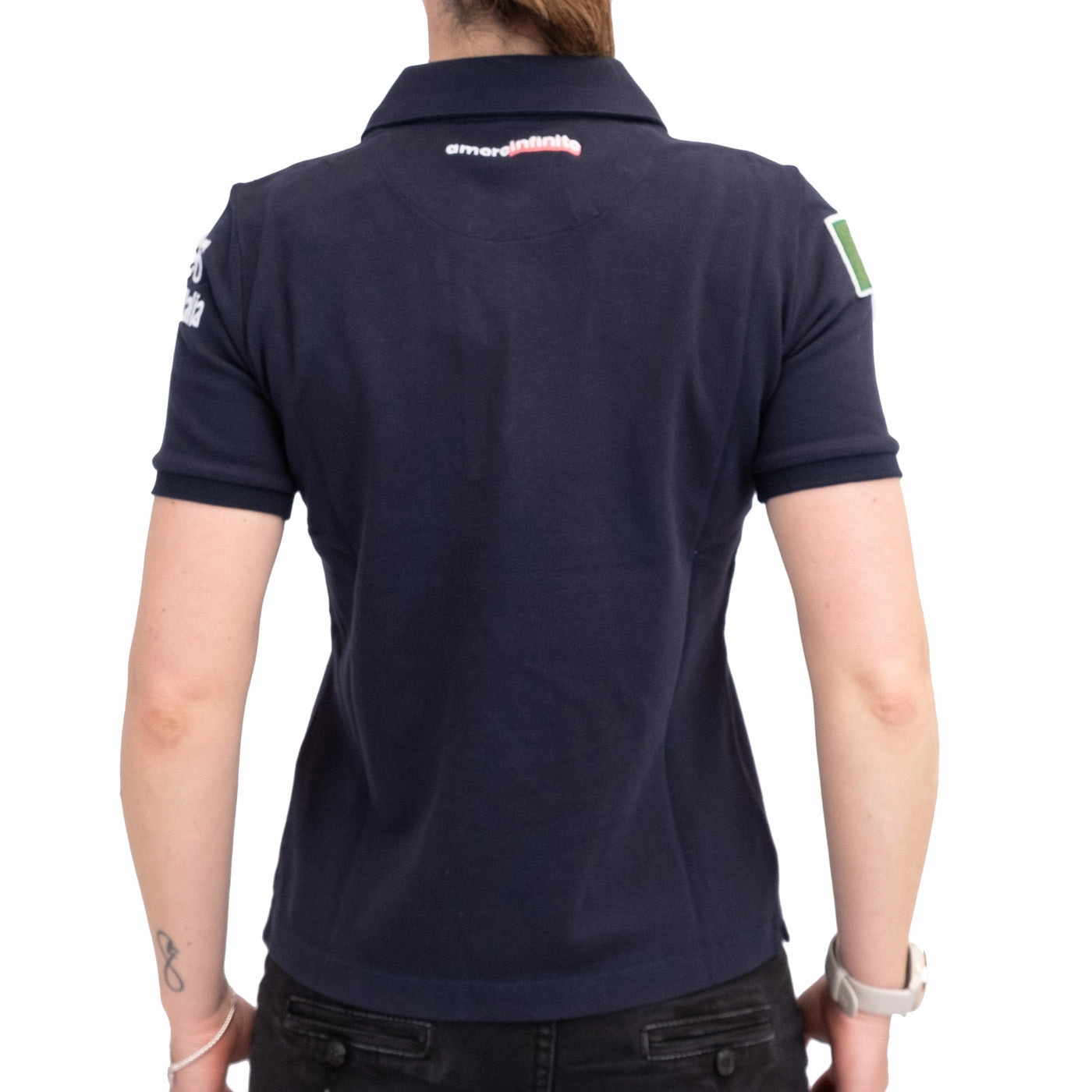 Giro d'Italia Eroi women polo shirt - Blue