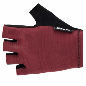 Gloves Santini Cube - Bordeaux