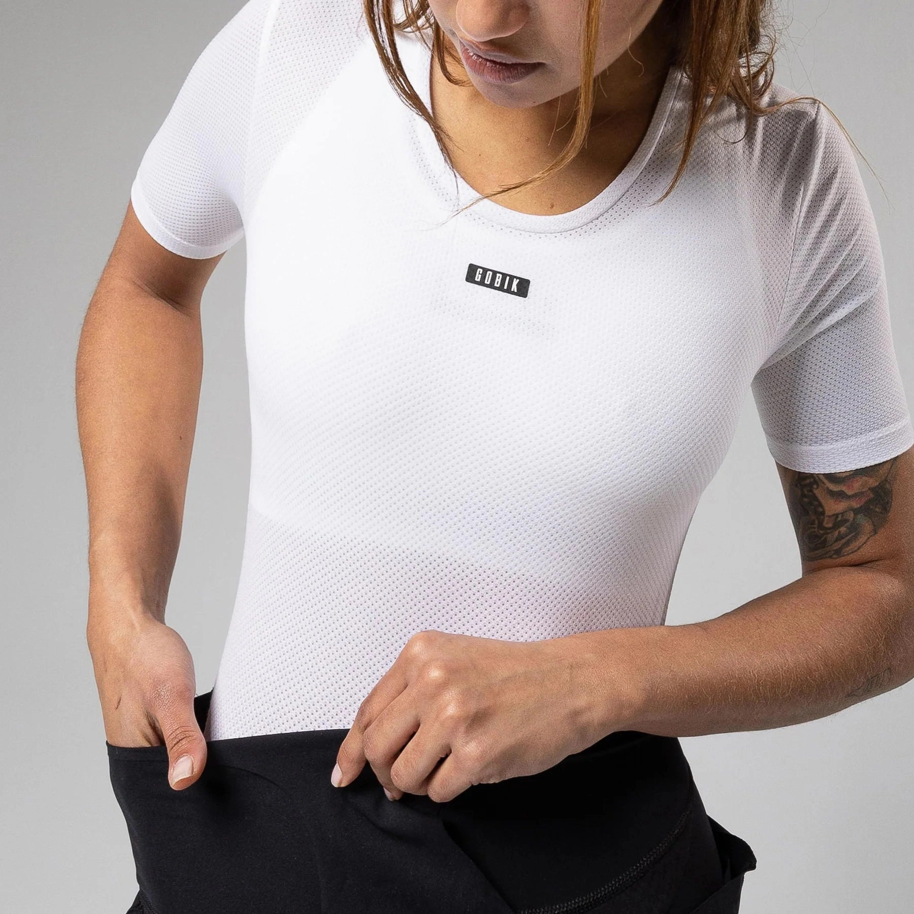 Gobik Cell Skin Hakuba women base layer - White