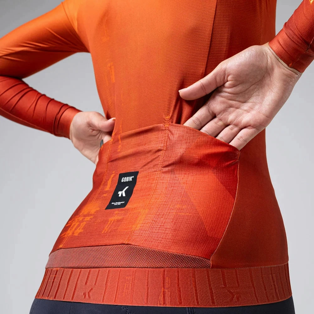 Gobik CX Pro 3.0 Long Sleeve Jersey - Orange