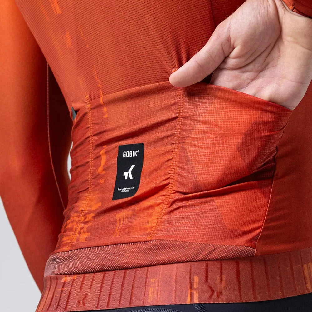Gobik CX Pro 3.0 Long Sleeve Jersey - Orange