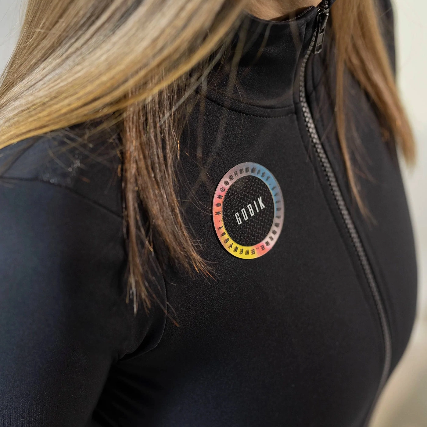 Gobik Envy Jet Black woman jersey - Black