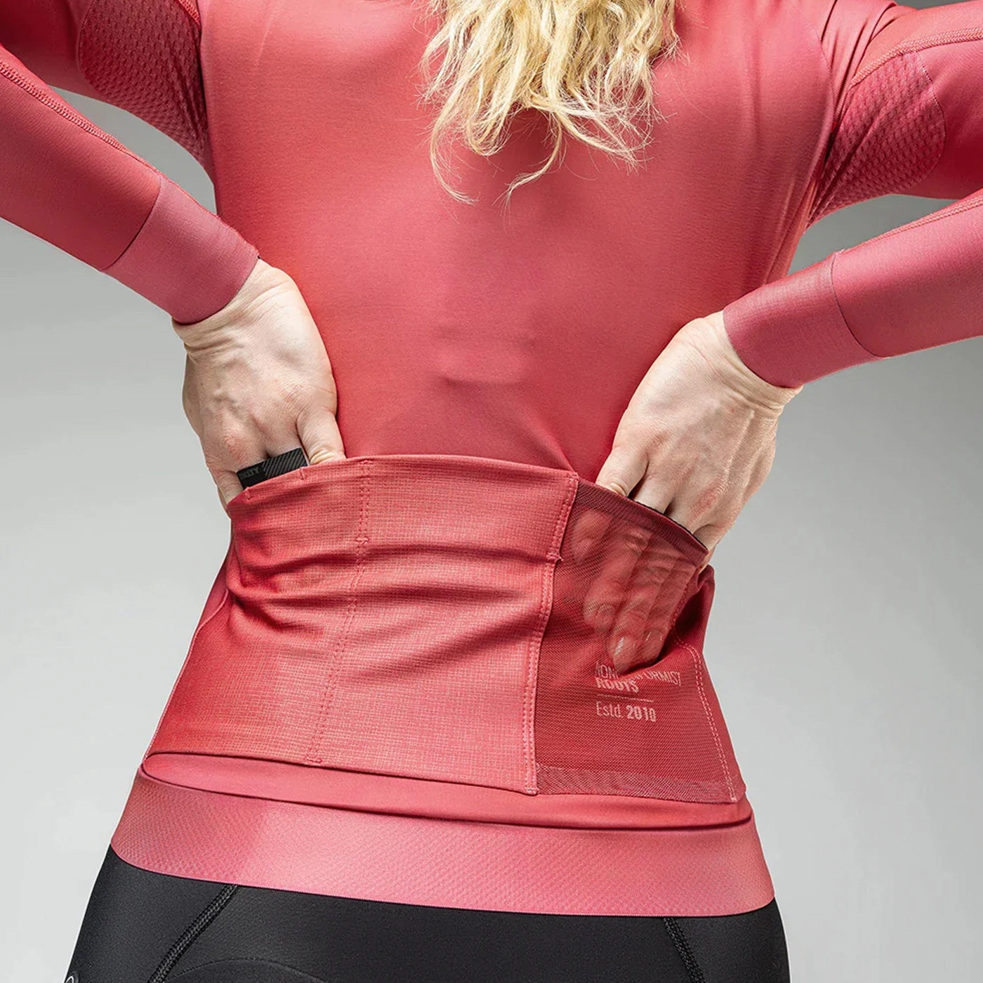 Gobik Hyder Amaranth  long sleeves woman jersey - Red
