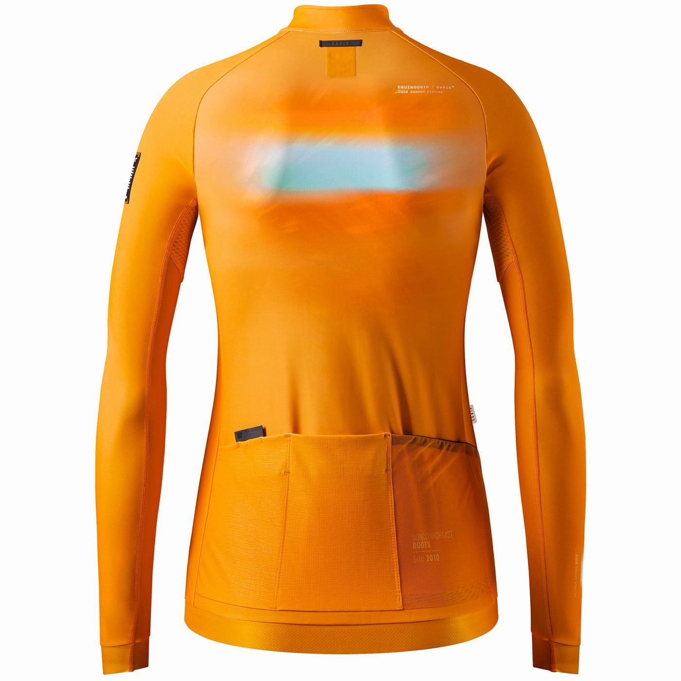 Gobik Hyder Madras Equinoccio long sleeves woman jersey - Orange