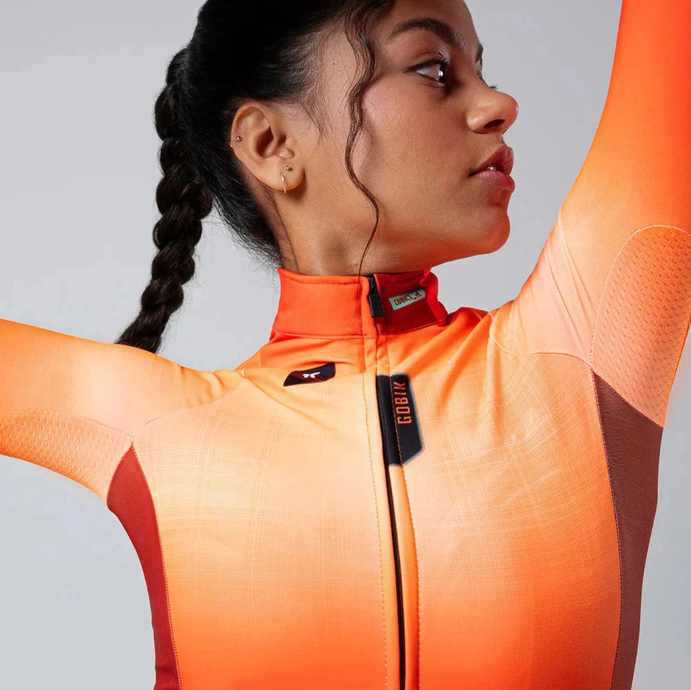 Gobik Hyder Tangelo women long sleeves jersey - Orange