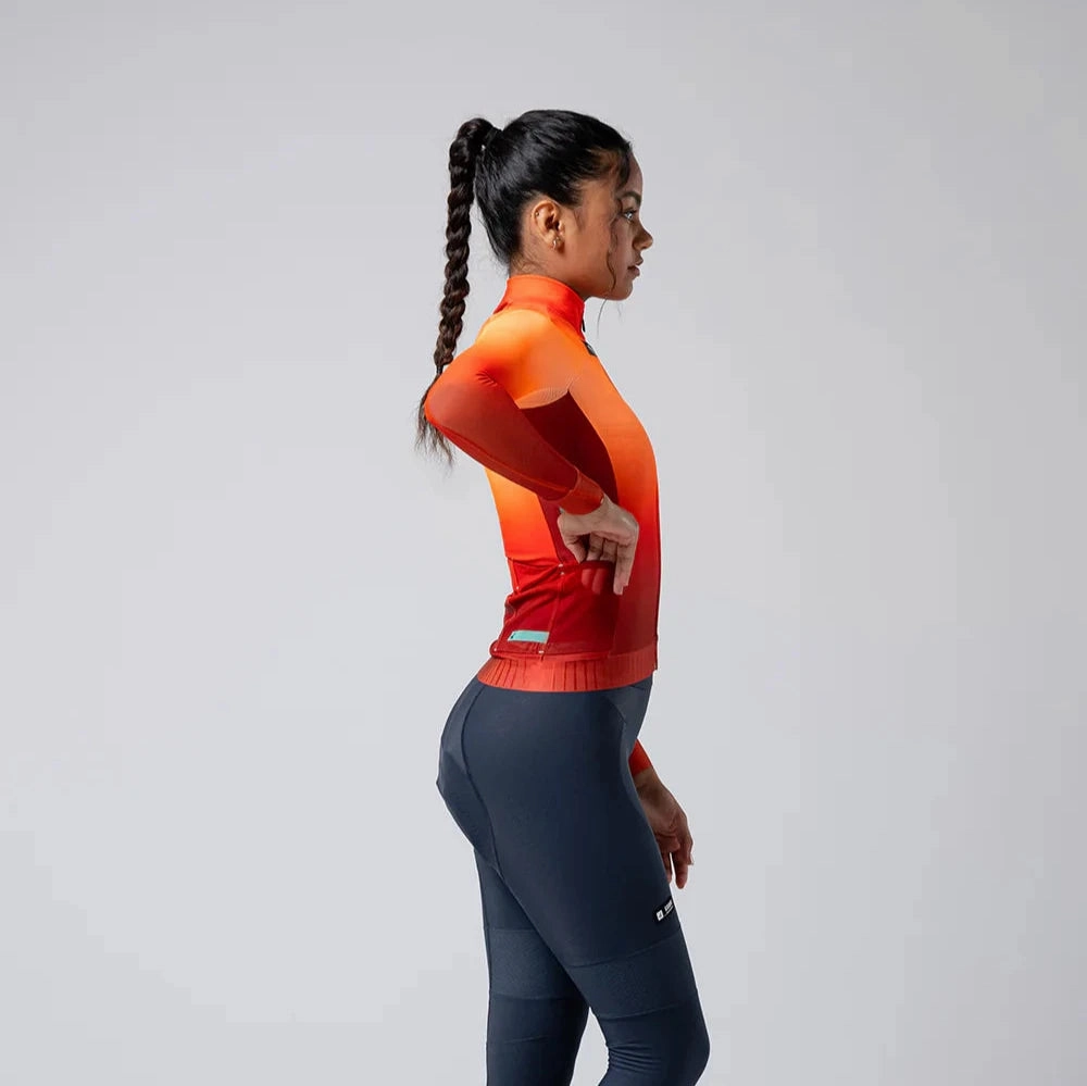 Gobik Hyder Tangelo women long sleeves jersey - Orange