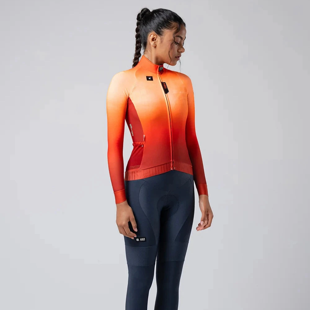 Gobik Hyder Tangelo women long sleeves jersey - Orange