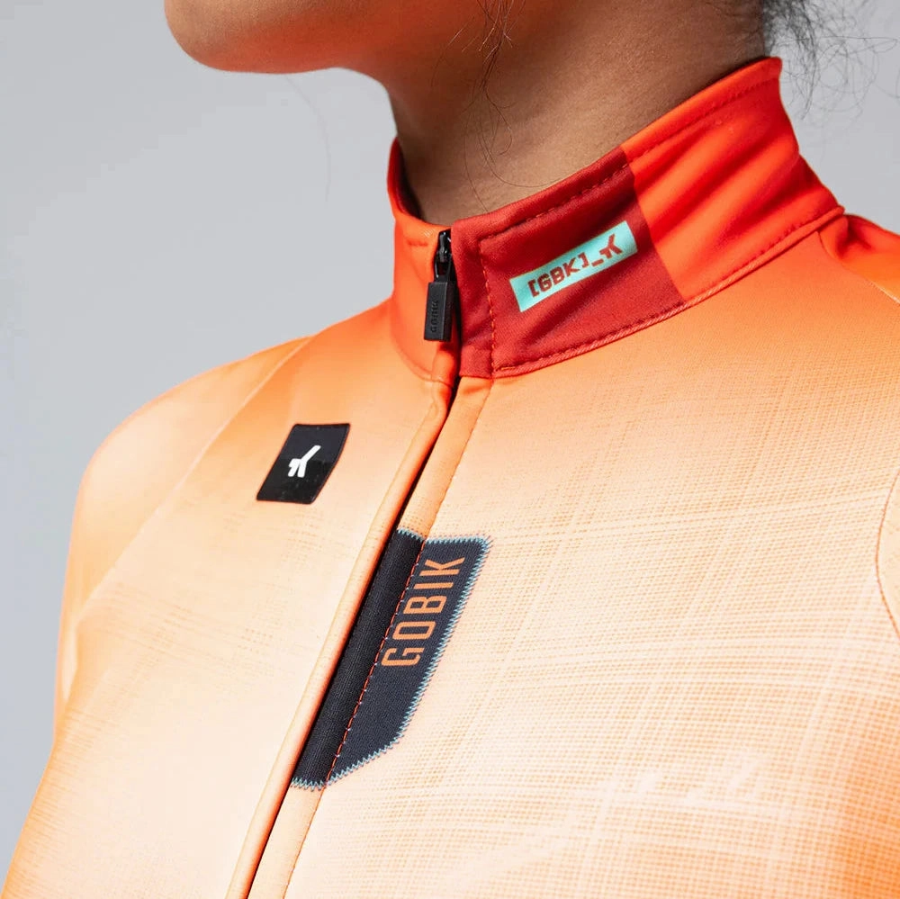 Gobik Hyder Tangelo women long sleeves jersey - Orange