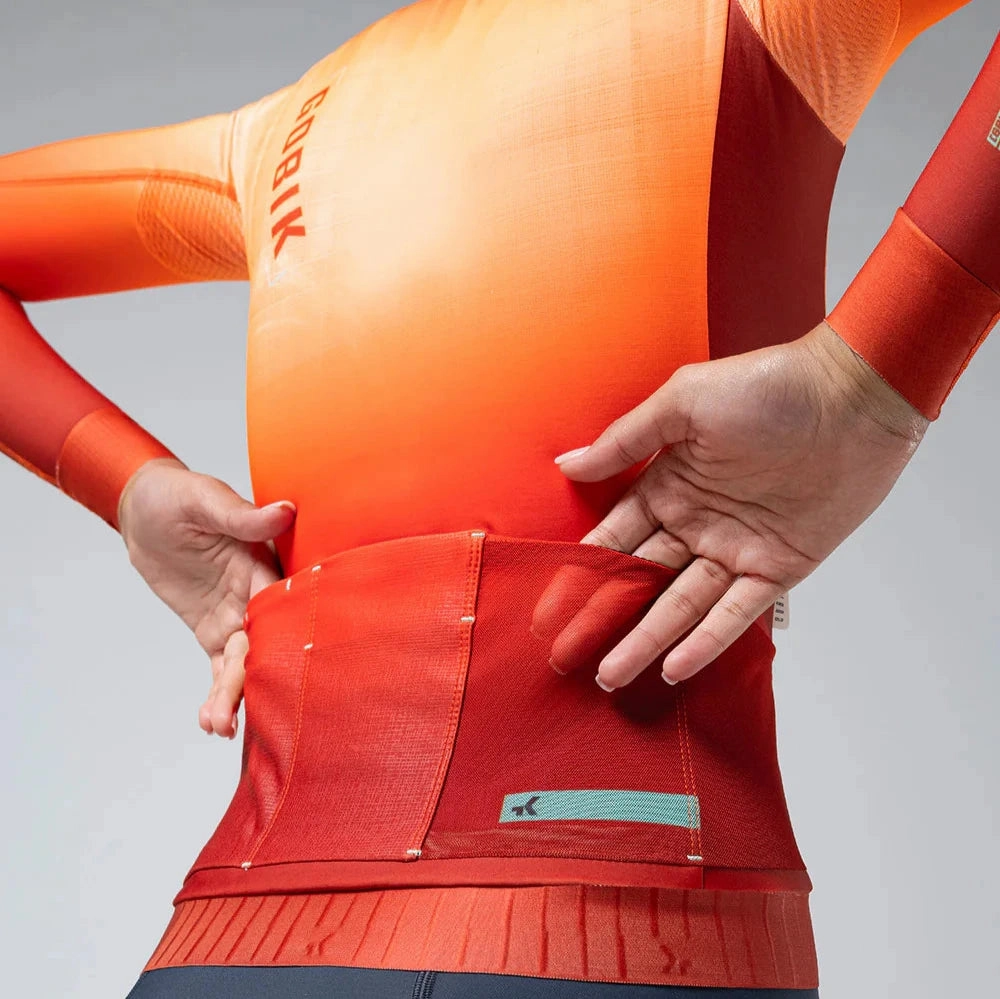 Gobik Hyder Tangelo women long sleeves jersey - Orange