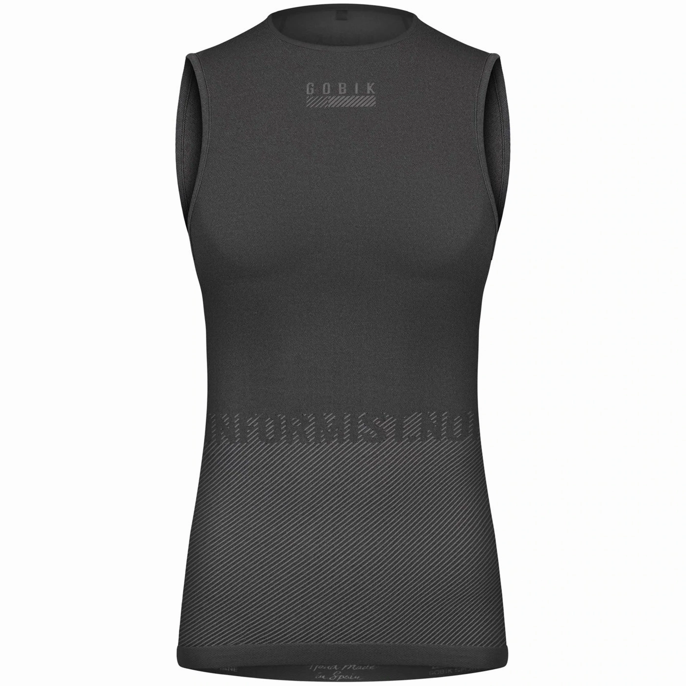 Gobik Limber Skin Basalt women sleeveless base layer - Black