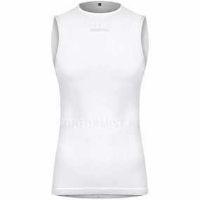Gobik Limber Skin Icelandic women sleeveless base layer - White