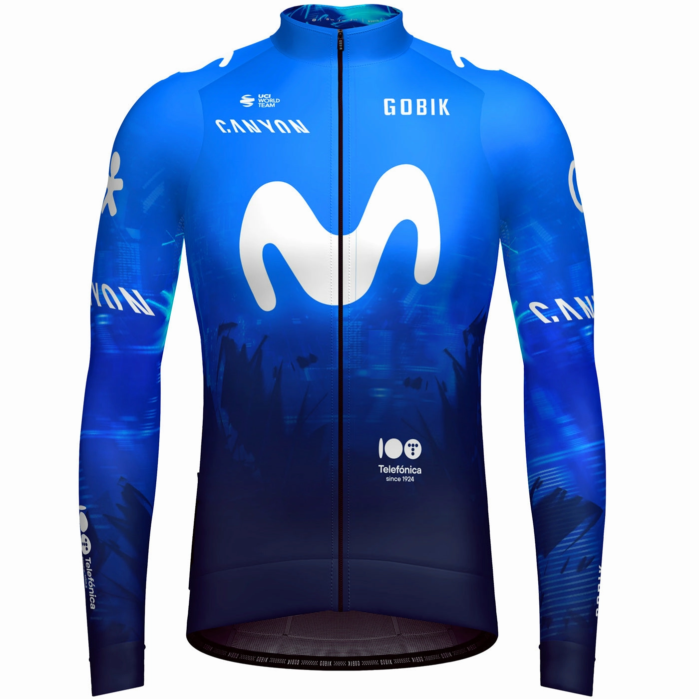 Gobik Movistar 2024 Hyder long sleeves jersey 