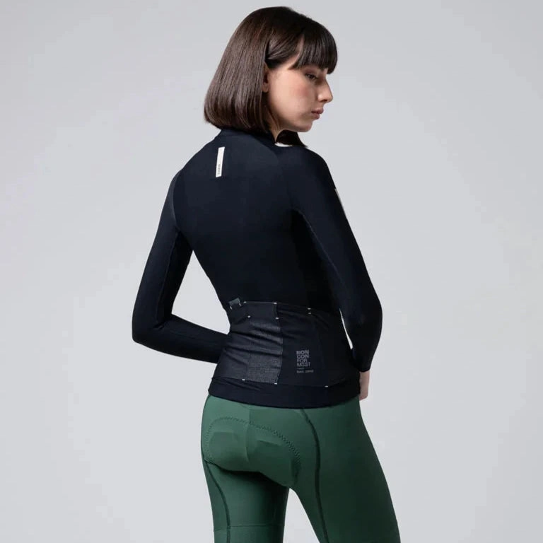 Gobik Pacer Solid 2.0 Jasper long sleeves women jersey - Black