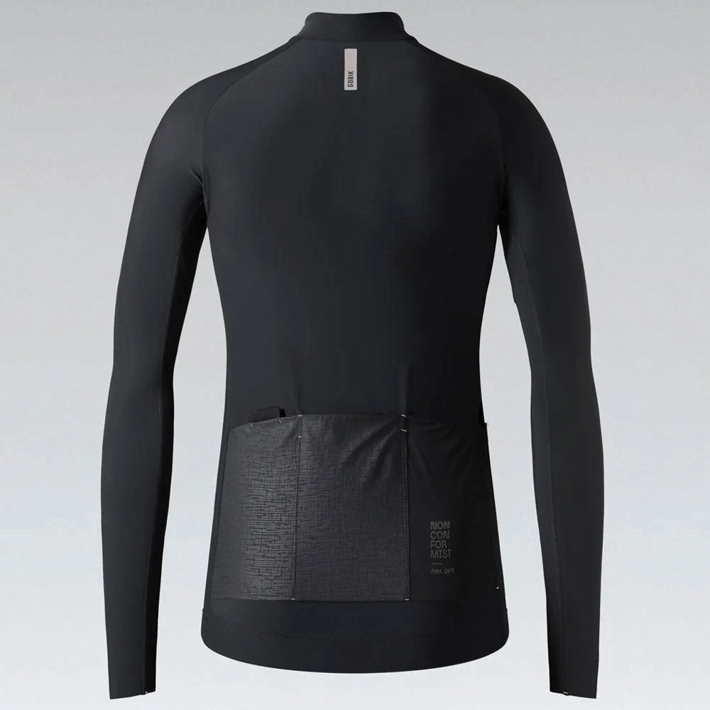 Gobik Pacer Solid 2.0 Jasper long sleeves women jersey - Black