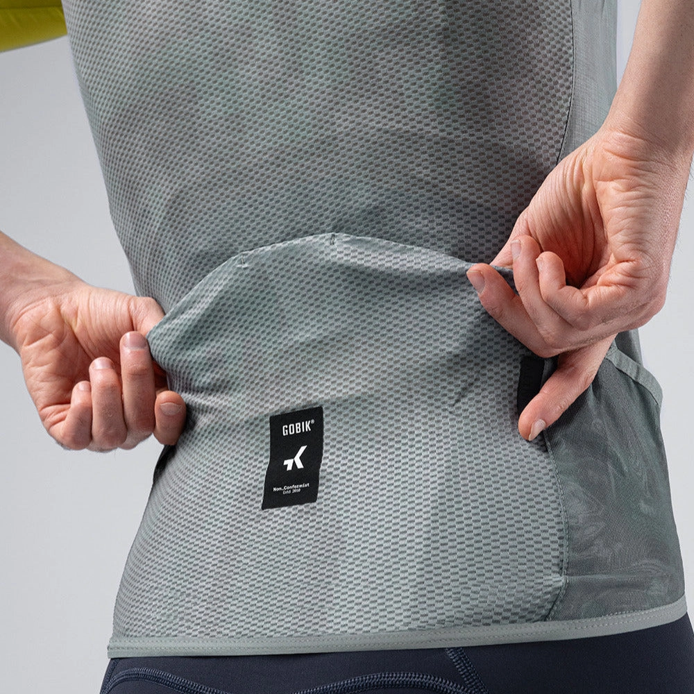 Gobik Plus 2.0 Cedar Check vest - Verde