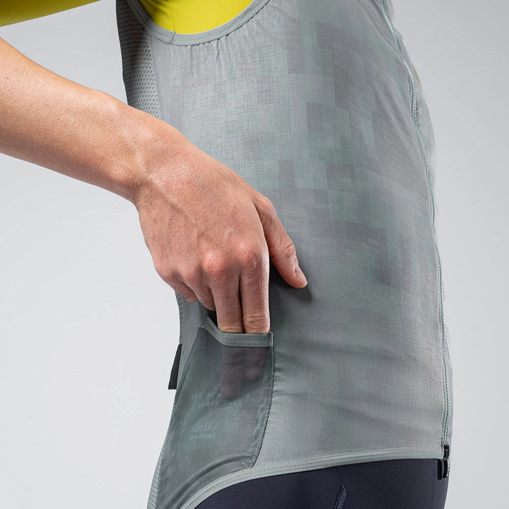 Gobik Plus 2.0 Cedar Check vest - Verde