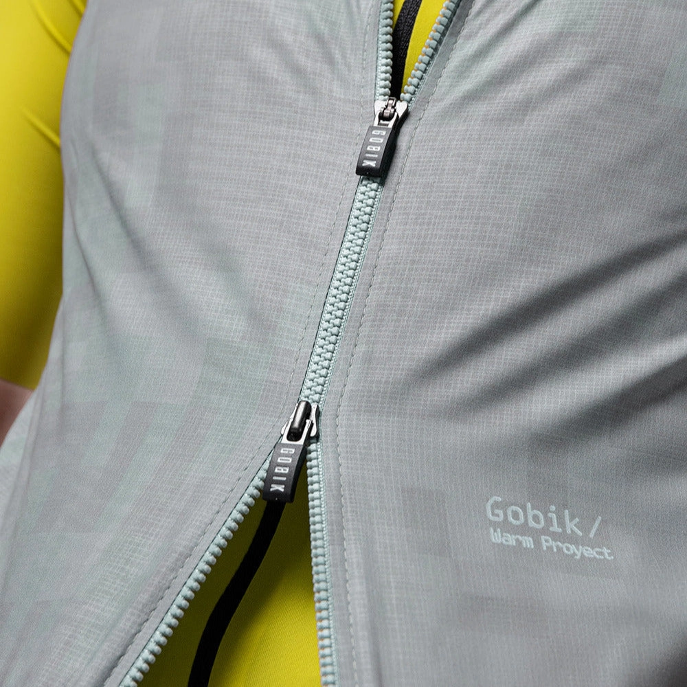 Gobik Plus 2.0 Cedar check women vest - Green