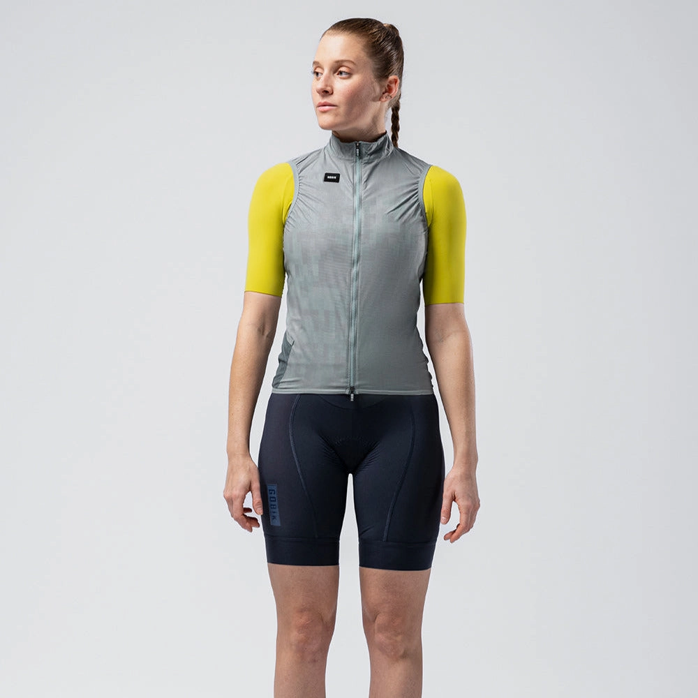 Gobik Plus 2.0 Cedar check women vest - Green