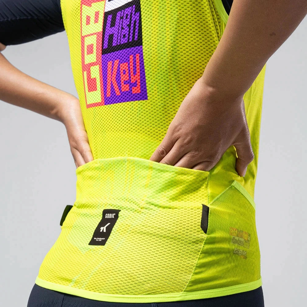 Gobik Plus 2.0 Liquid Lime women vest - Yellow