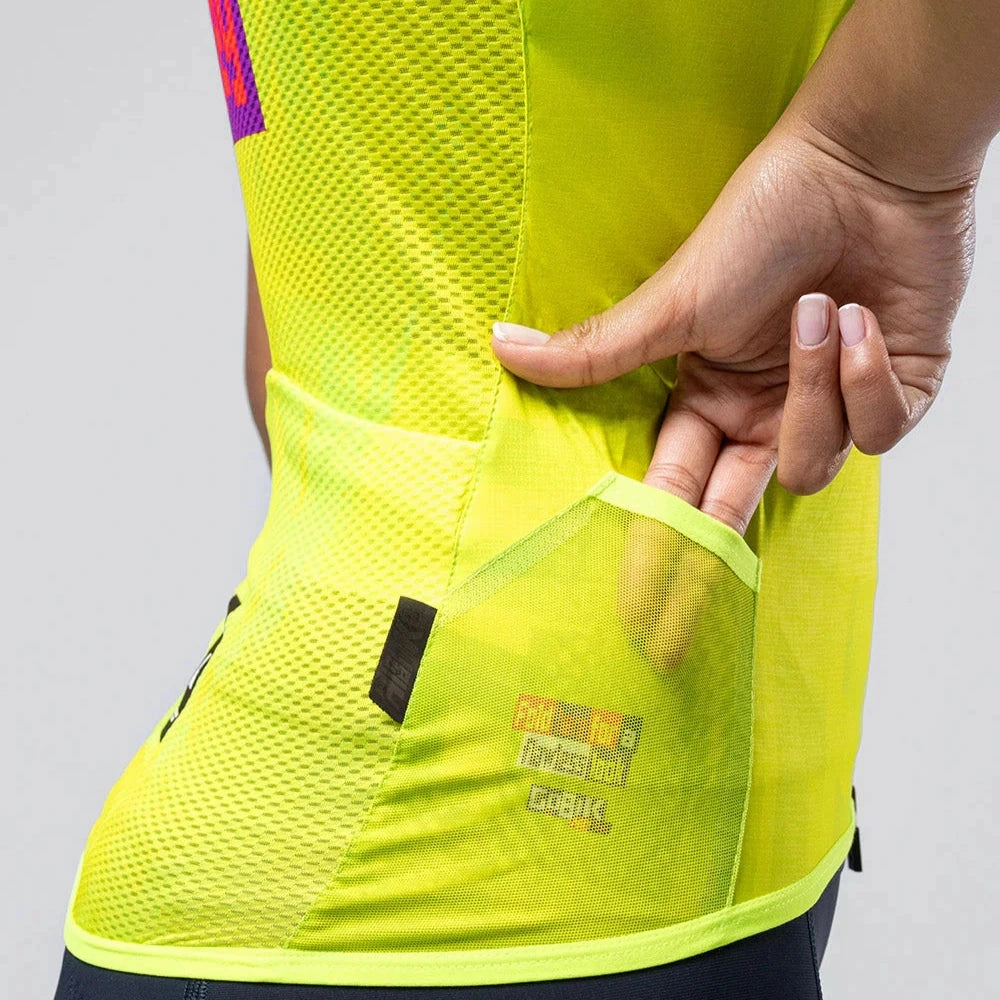 Gobik Plus 2.0 Liquid Lime women vest - Yellow