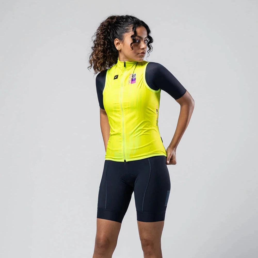 Gobik Plus 2.0 Liquid Lime women vest - Yellow