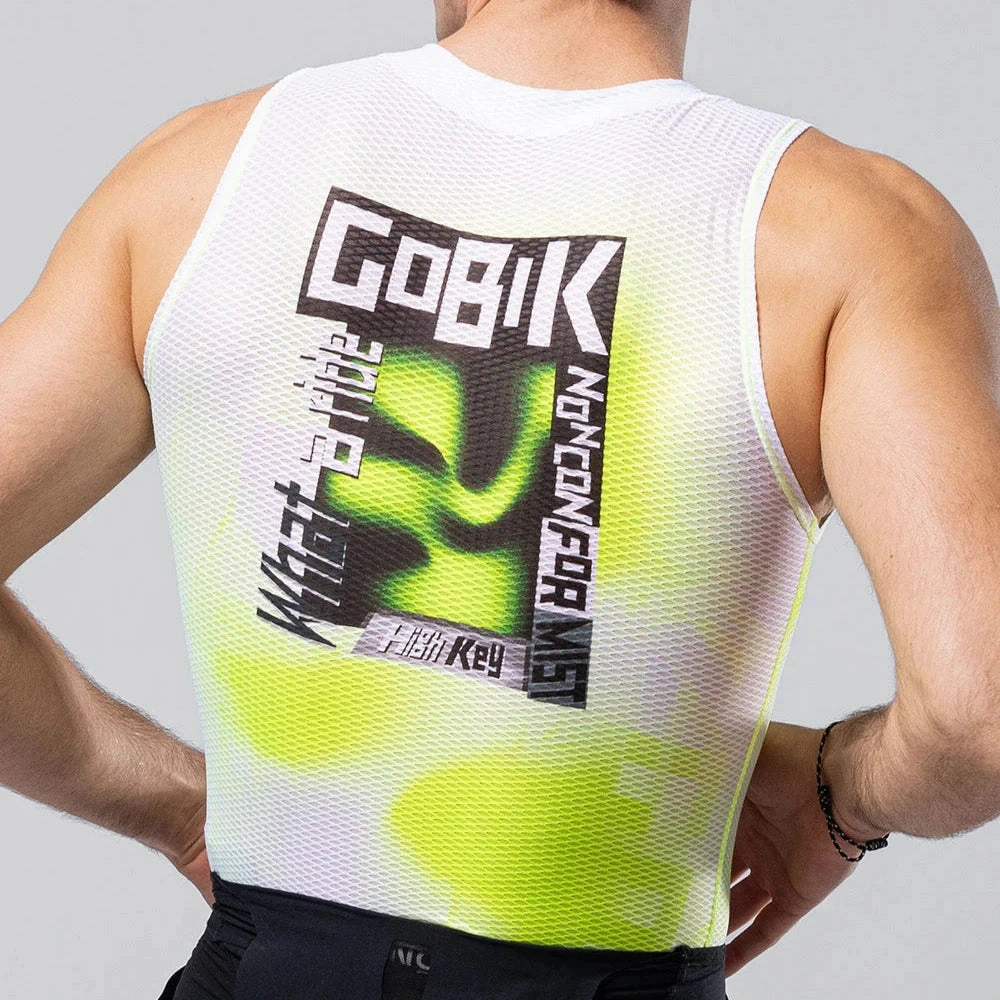 Gobik Second Skin Liquid Lime sleeveless base layer