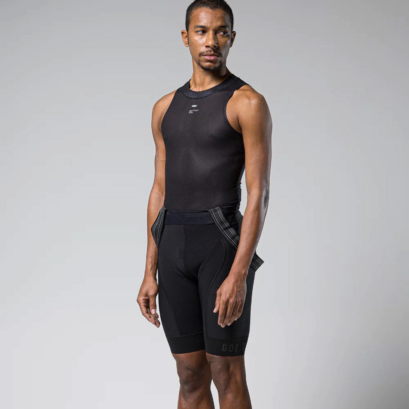 Gobik Second Skin Moonless Sleeveless Underwear Jersey - Black