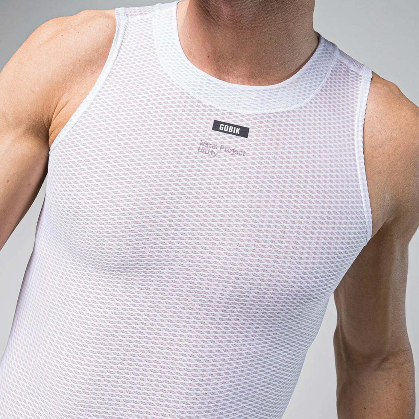 Gobik Second Skin Salt Sleeveless Underwear Jersey - White