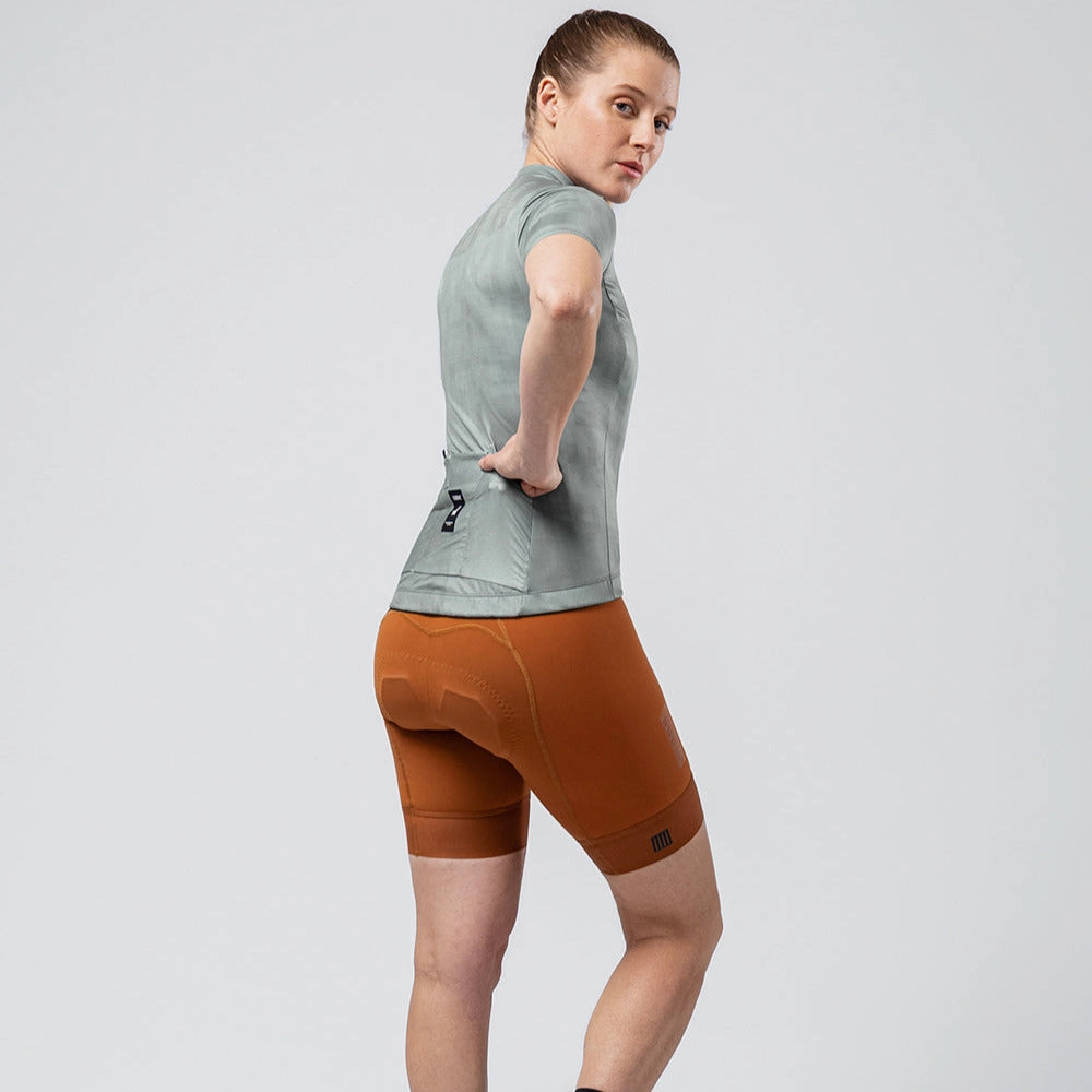 Gobik Stark Cedar Check Women Jersey - Green