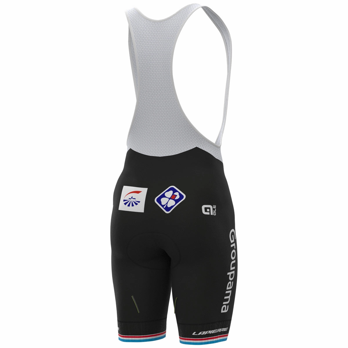 Groupama FDJ 2021 bib shorts - Luxembourg Champion