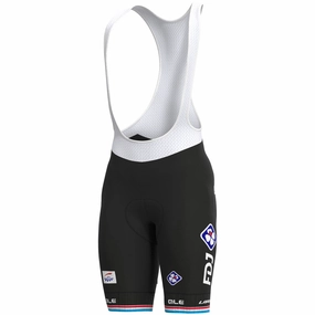 Groupama FDJ 2021 bib shorts - Luxembourg Champion