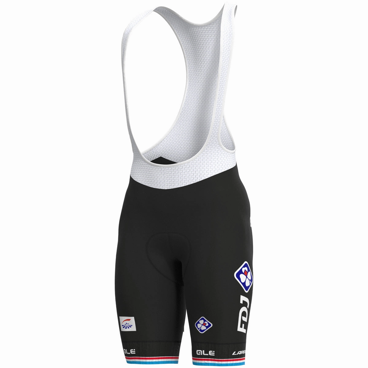 Groupama FDJ 2021 bib shorts - Luxembourg Champion