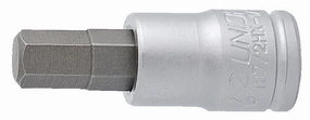 Hexagonal screwdriver socket 1/4"