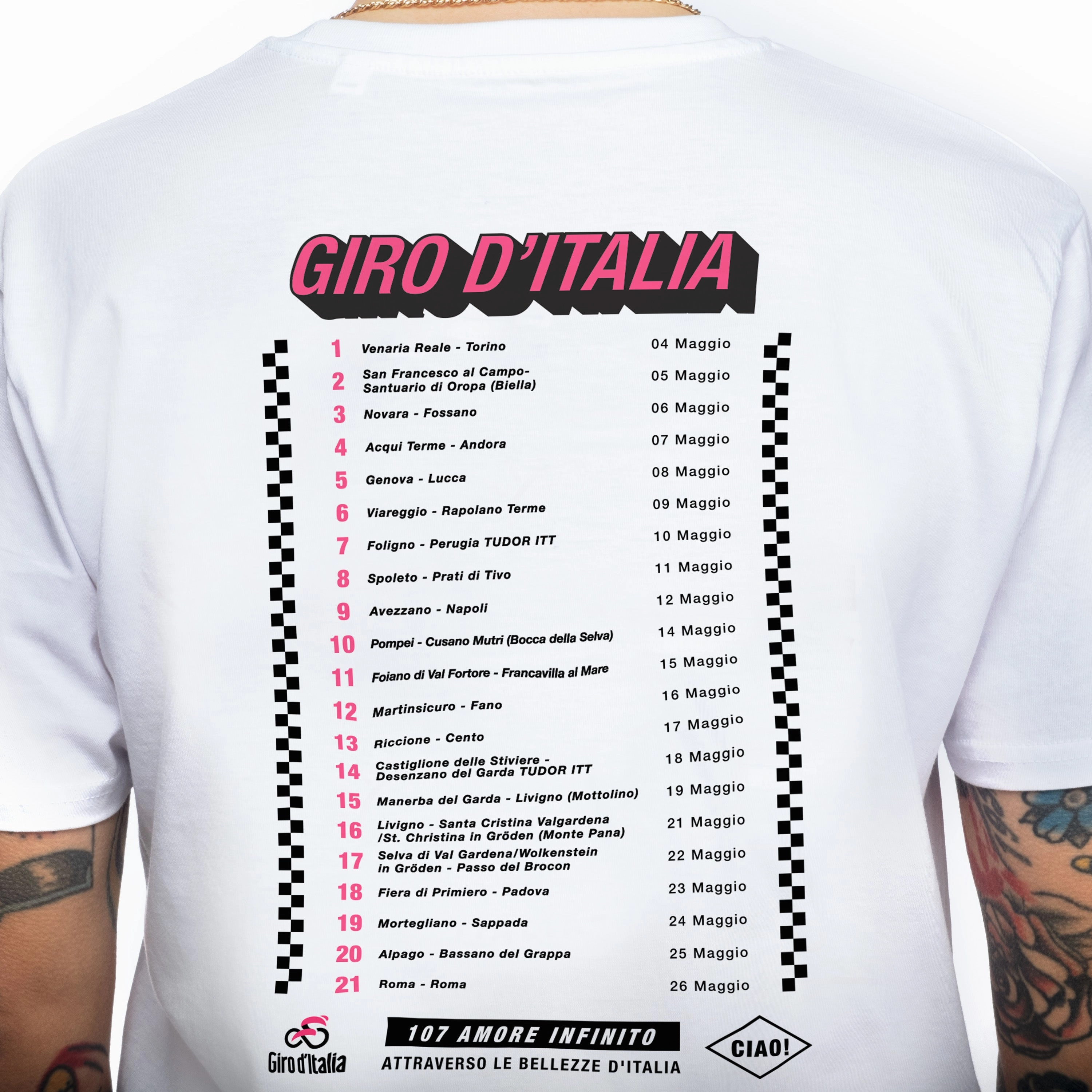 Infinity Love T-shirt Giro d'Italia 