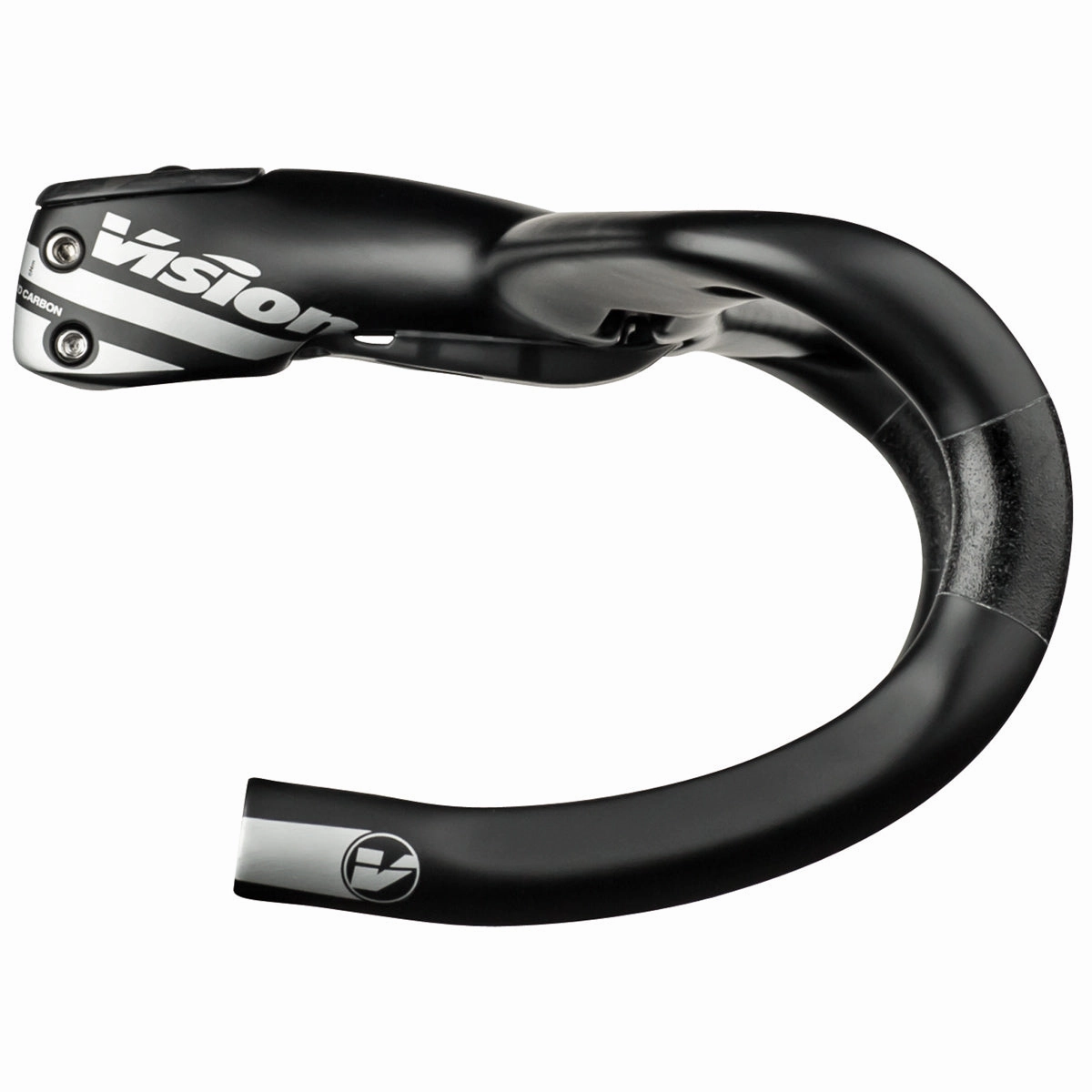 Integrated handlebar Vision Metron 5D 420 mm - Black Grey 