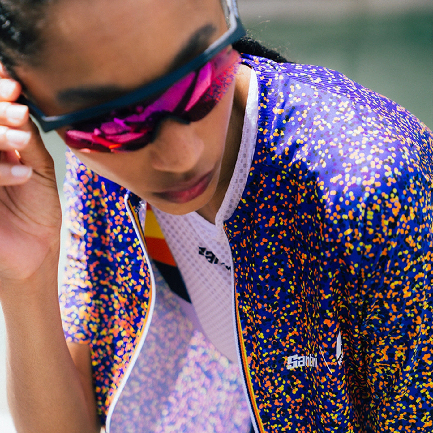 Jersey Point Santini x K-WAY - Blue
