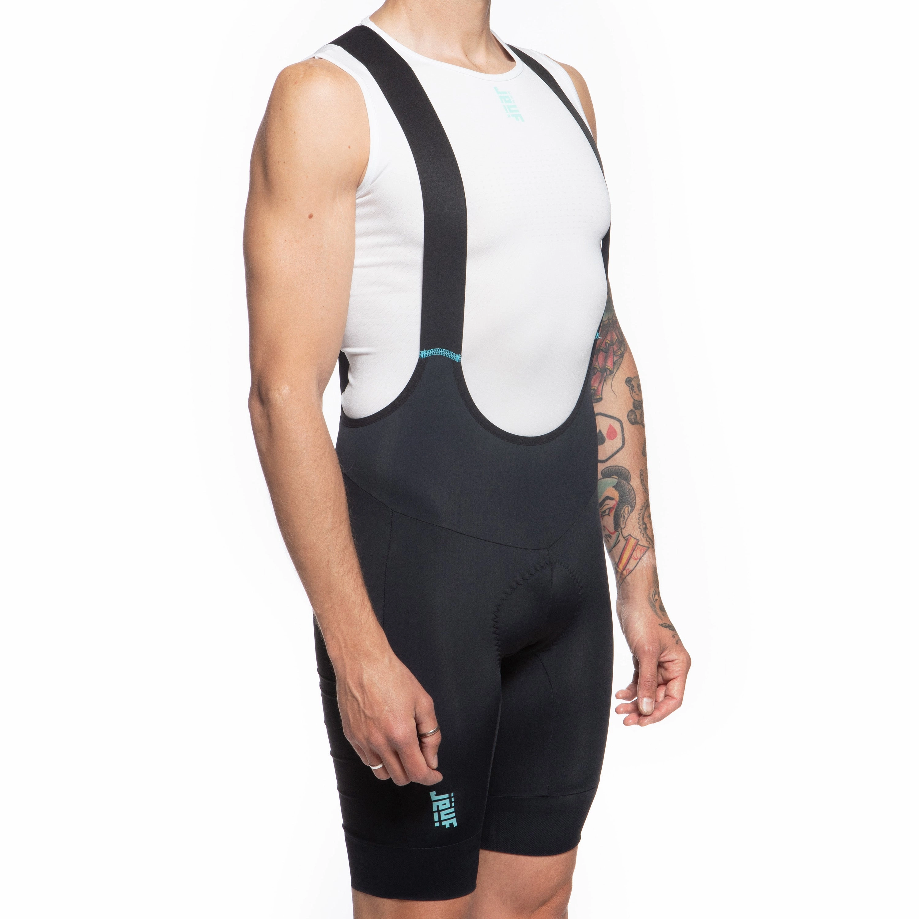Juf Pro Gravel Cargo Bib shorts - Black