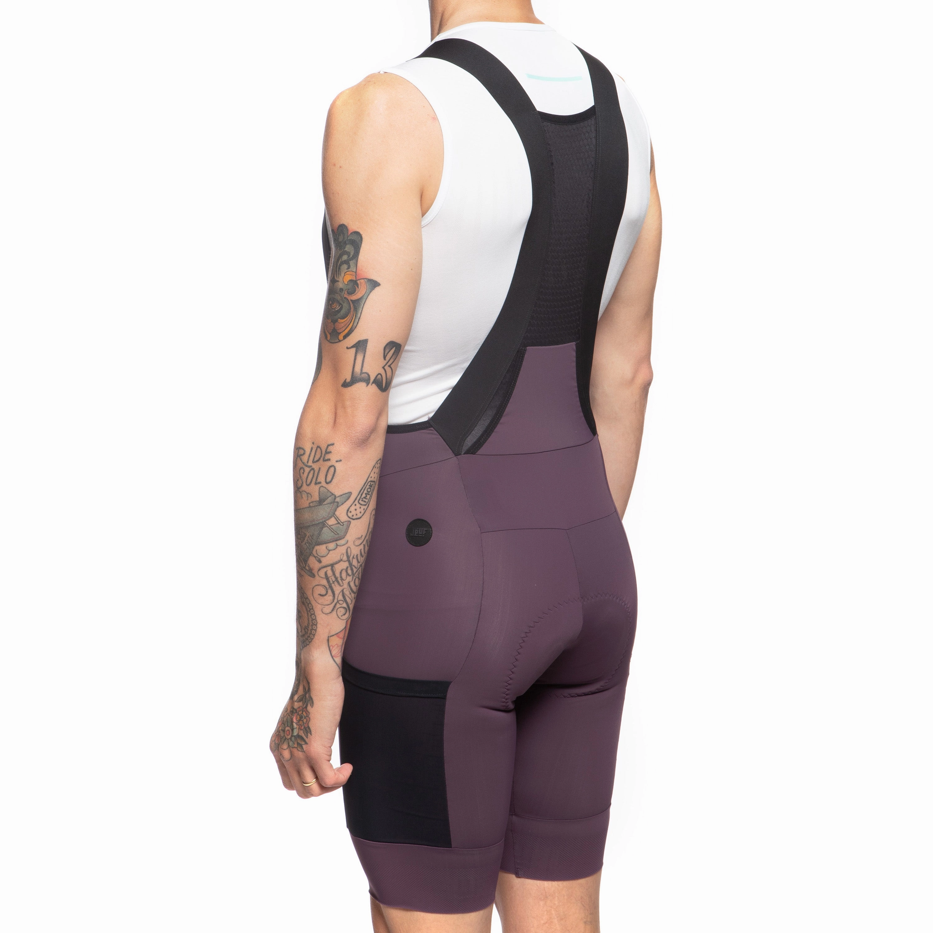 Juf Pro Gravel Cargo bib shorts - Bordeaux