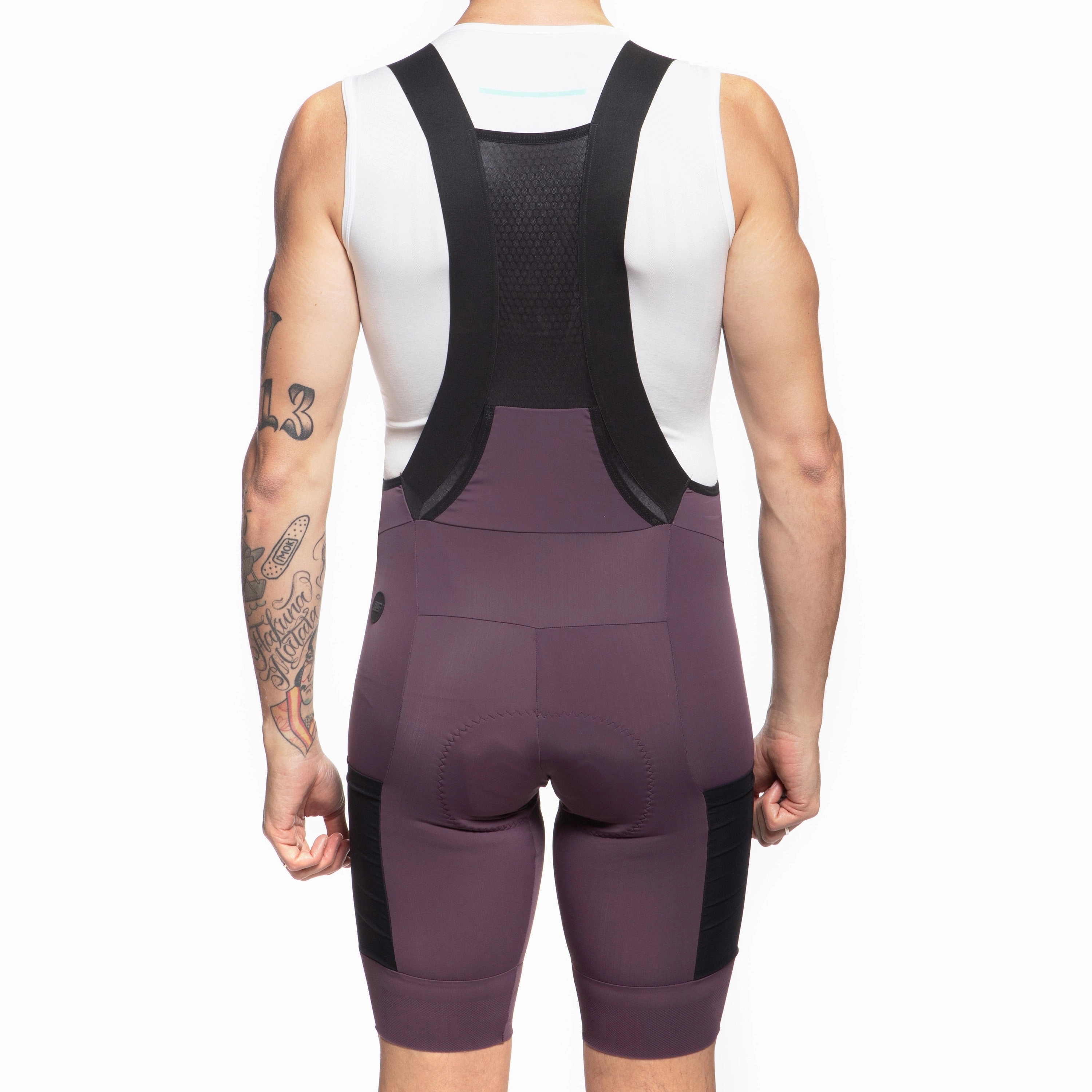 Juf Pro Gravel Cargo bib shorts - Bordeaux